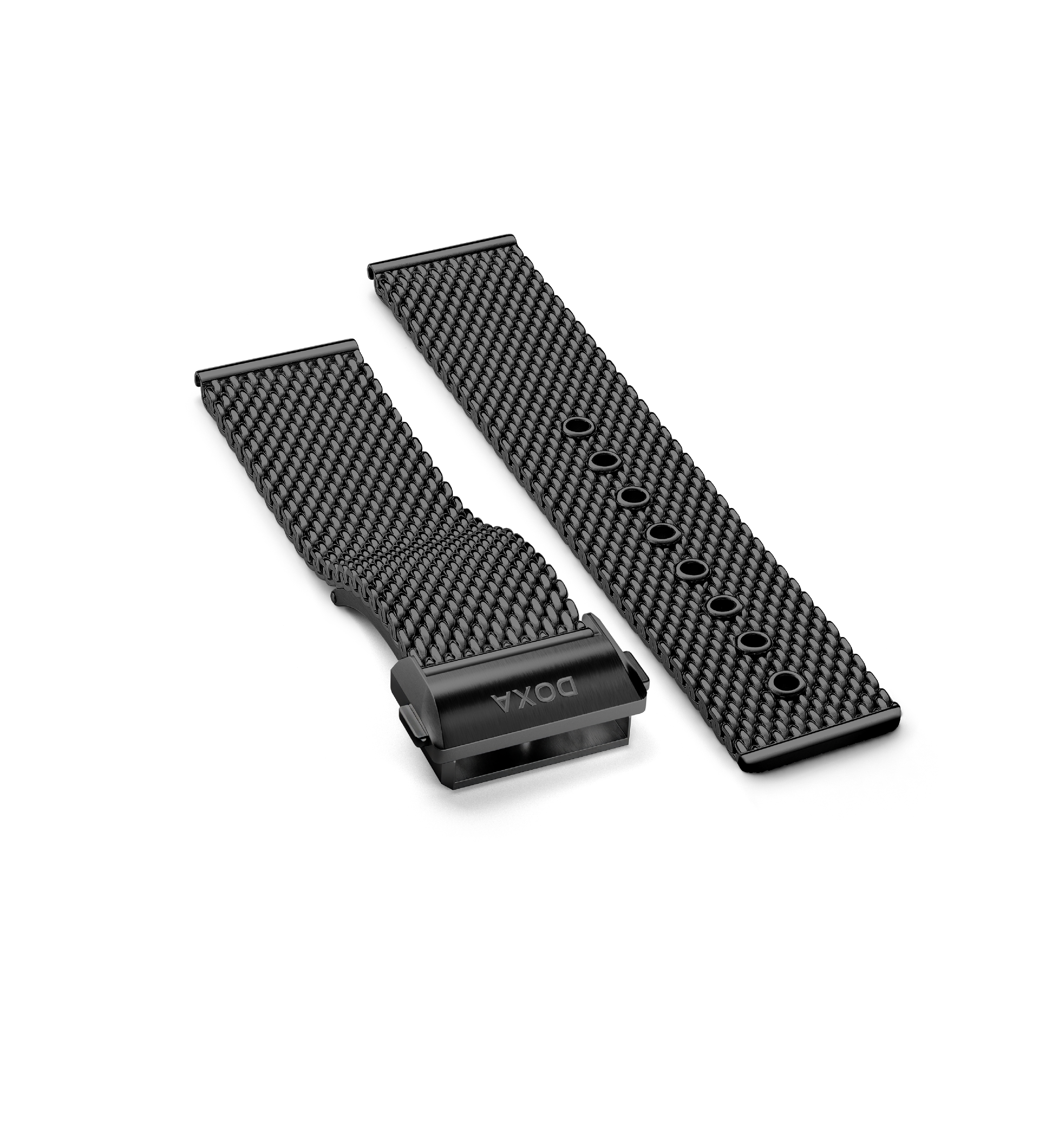 DLC-coated stainless steel bracelet